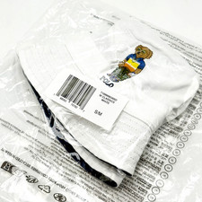 NEW Unisex Polo Ralph Lauren Chino Novelty Bear Loft Bucket Hat, Sz S/M