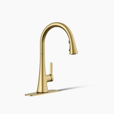 Kohler R33912-2MB Guild Pull-down Kitchen Sink Faucet Gold