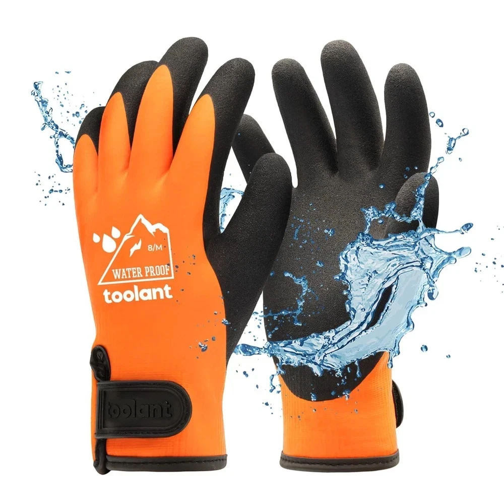 100% Waterproof Gloves for Men and Women, Winter Work Gloves for Cold Weather, T
