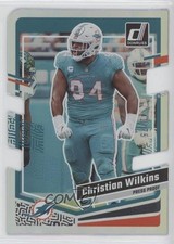 2023 Panini Donruss Press Proof Silver Die-Cut 41/75 Christian Wilkins #182 14ql