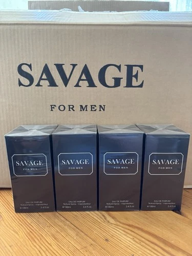 4 X Savage Men's Perfume 100ml Eau De Parfum Gift For Him Men Fragrance New