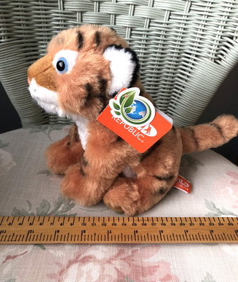 NEU MIT ETIKETT WILD REPUBLIC TIGERJUNGES WEICHES PLÜSCHTIER DOUDOU NEU + ETIKETT