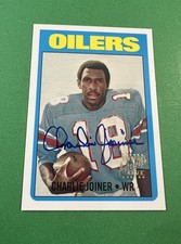 CHARLIE JOINER AUTOGRAPH - 1998 TOPPS STARS REPRINT - HOUSTON OILERS STAR
