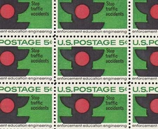 SCOTT 1272     TRAFFIC SAFETY  5 CENT MNH FULL  SHEET OF  50