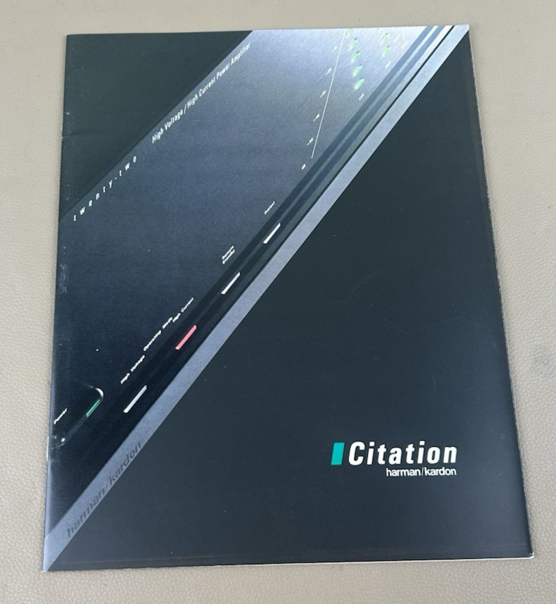 Harman Kardon Citation Brochure D-963
