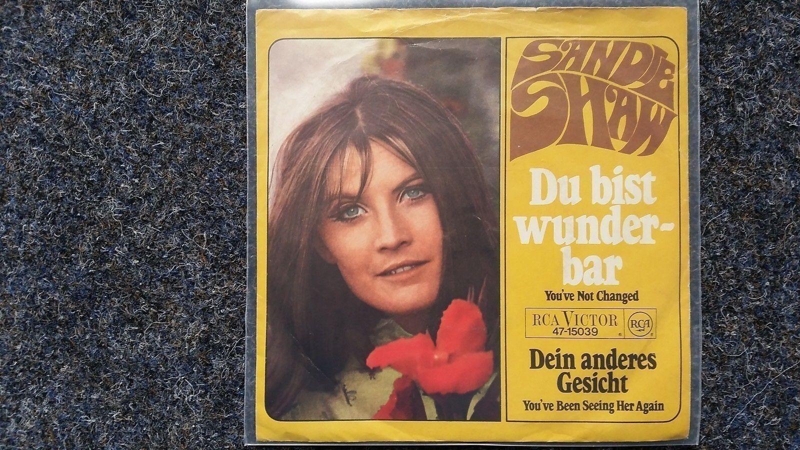 7"" Single Vinyl Sandie Shaw - Du bist wunderbar SUNG IN GERMAN