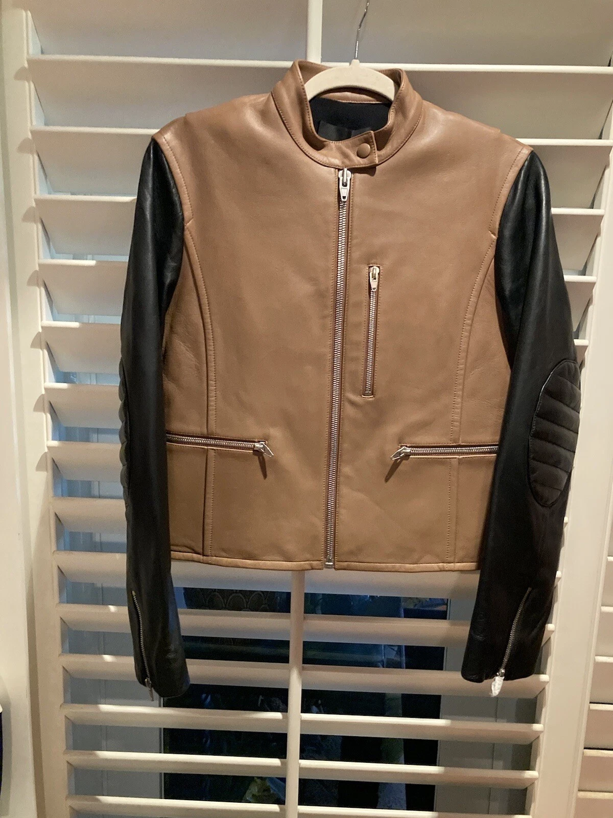 Giacca di pelle Alexander Wang nuova con etichette