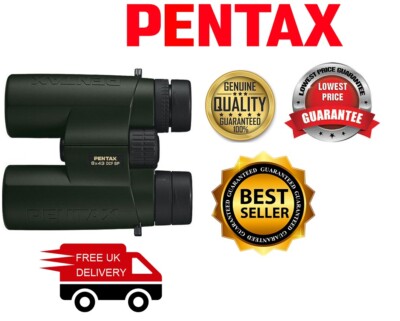 Pentax 8x43 DCF SP Waterproof Roof Prism Binocular 62615 (UK