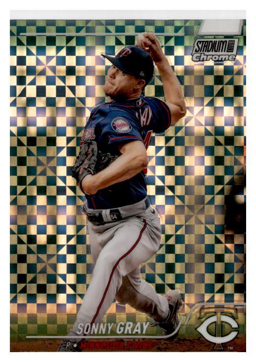 2022 Stadium Club Chrome #33 Sonny Gray X-Fractor Minnesota Twins