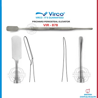 Prichard Periosteal Elevator 10/4.5mm Implantat Chirurgische Dental Edelstahl - Bild 1 von 4