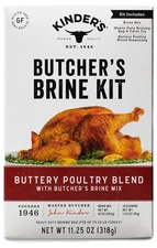 Kinder's Butcher’s Turkey Brine Kit 11.25 oz Buttery Poultry Blend  - NEW!