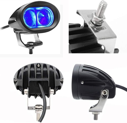 10 PIEZAS 20W LED Camión Elevadora Lámpara de Advertencia Azul Luz Punto de Trabajo de Seguridad 10-48V - Imagen 5 de 12