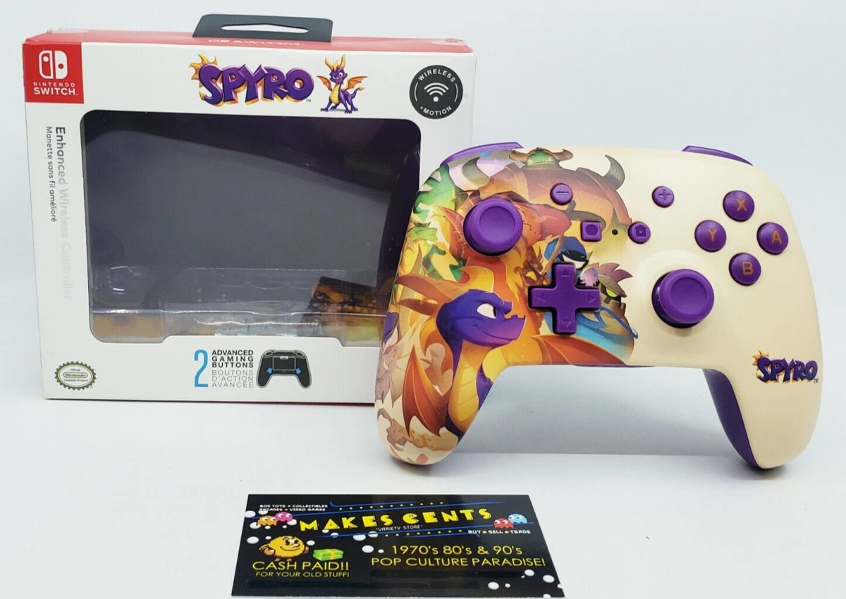 Rare PowerA Wireless Controller Spyro The Dragon Nintendo