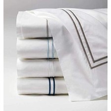 Grande Hotel Collection by Sferra - Pair of King Pillowcases 22x42 White/White 