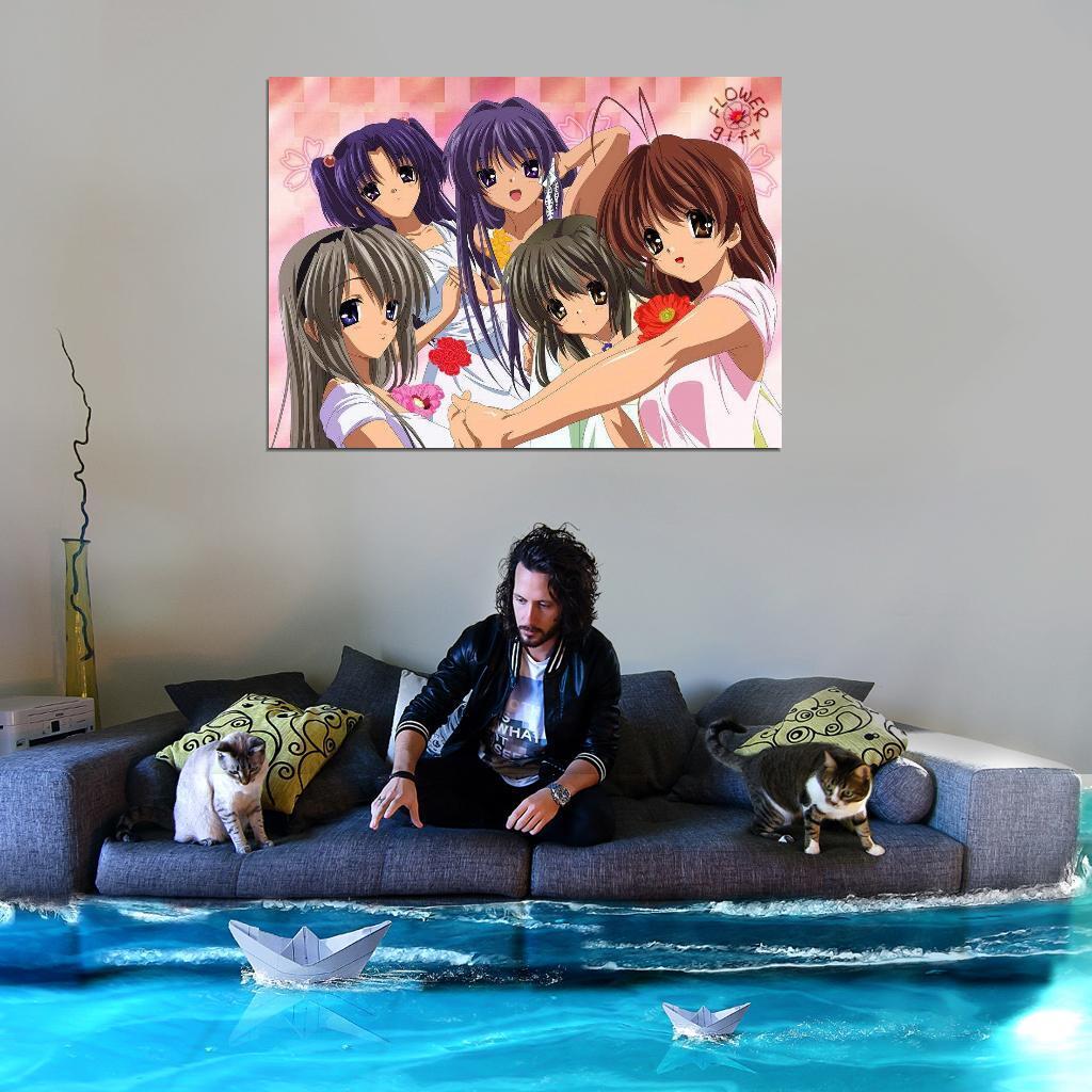 Anime Clannad After Story Poster Prints Wall Painting Bedroom