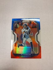 KJ Hamler 2020 Panini Prizm Red White Blue Rookie Card RC #315 Broncos (PWE)