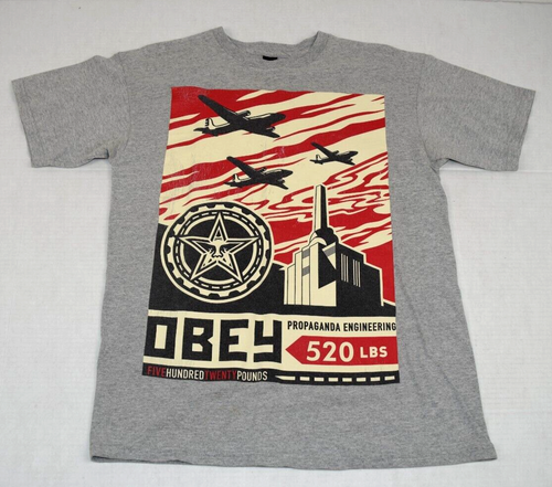 T-shirt Vintage Obey Your Master - Noir - Taille Large - Occasion Bon état