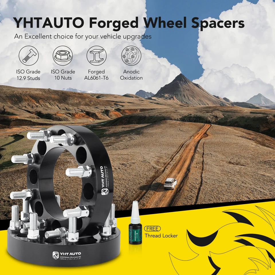 Adaptador de rueda 4 piezas 8x6,5" a 8x180 M14x1,5 tacos 130 mm 1,5" para Chevrolet GMC Foto 2 de 4