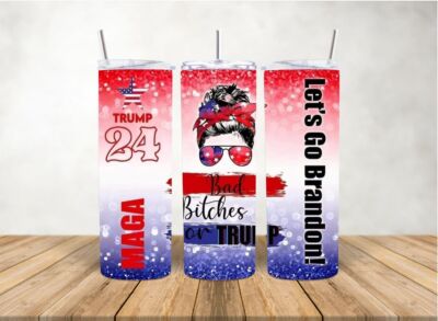 Bad Bit*ches For Trump Skinny Tumbler 20oz | eBay