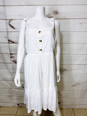 Torrid Womens Dress Size 1 White Square Neck Buttons Lined Sleeveless | eBay Torrid Womens Dress Size 1 White Square Neck Buttons Lined Sleeveless | eBay