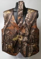 HBDesign New camouflage formal vest And matching tie SHIP from USA Large