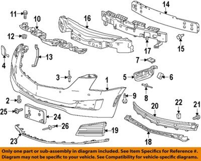 GM OEM 15-19 ATS Front Bumper Grille Bumper Components-Vertical Support 22949291