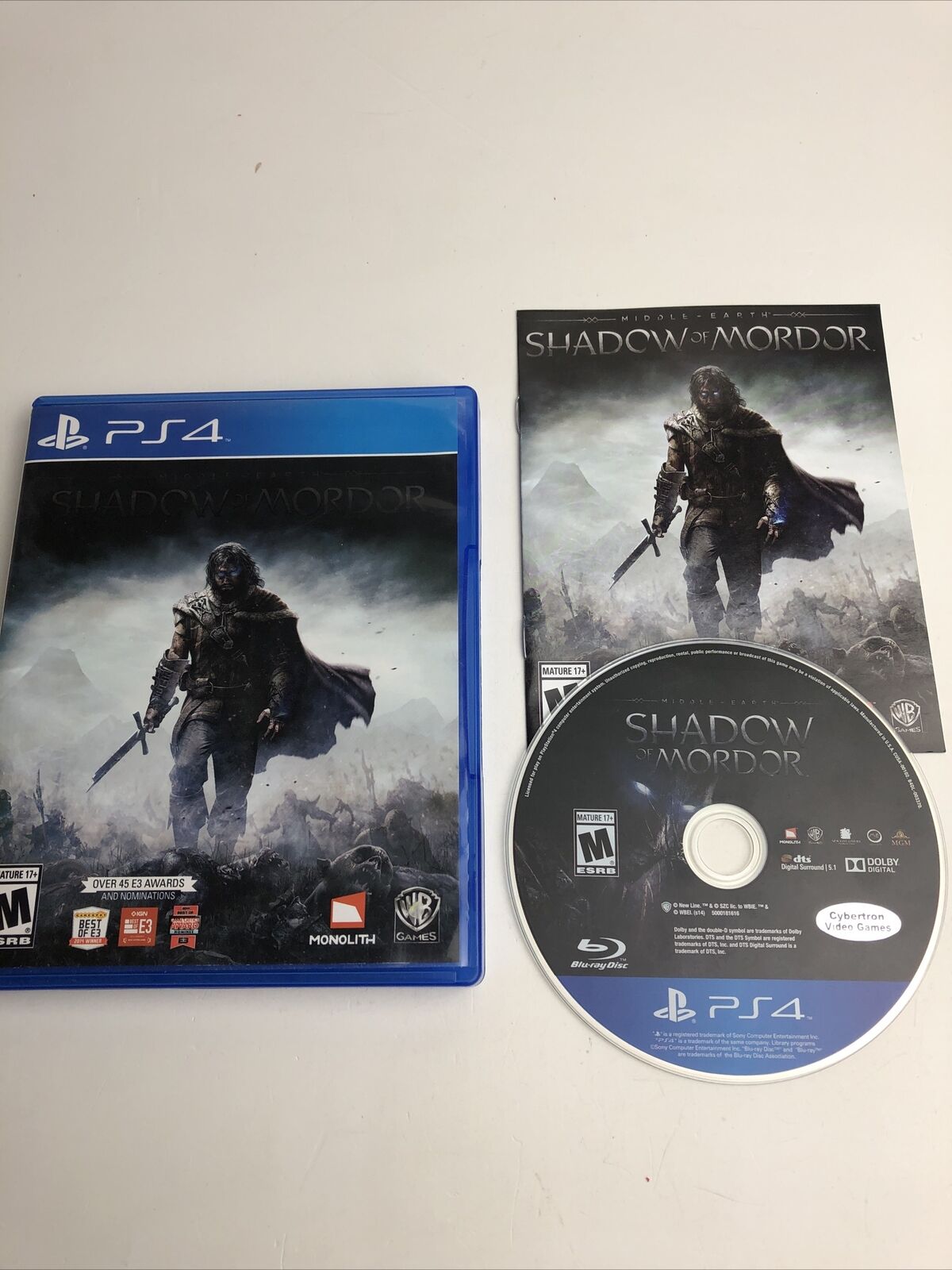 PlayStation 4 : Middle Earth: Shadow of Mordor - PlaySta VideoGames  883929319695 