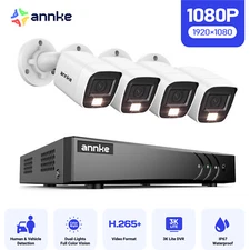 ANNKE 8CH 3K Lite DVR 1080P Security Camera System Outdoor Night Vision CCTV AI