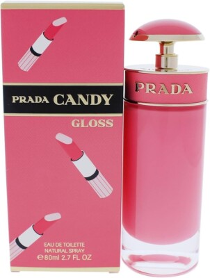 Women Prada Candy Gloss 80ml 2.7oz Eau De Toilette Spray / New In Box