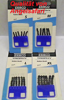Zebco Gummiperlen-Set 120 StüCk Je 30X 3, 4, 5, 6Mm Rubber Beads Knotenschutz