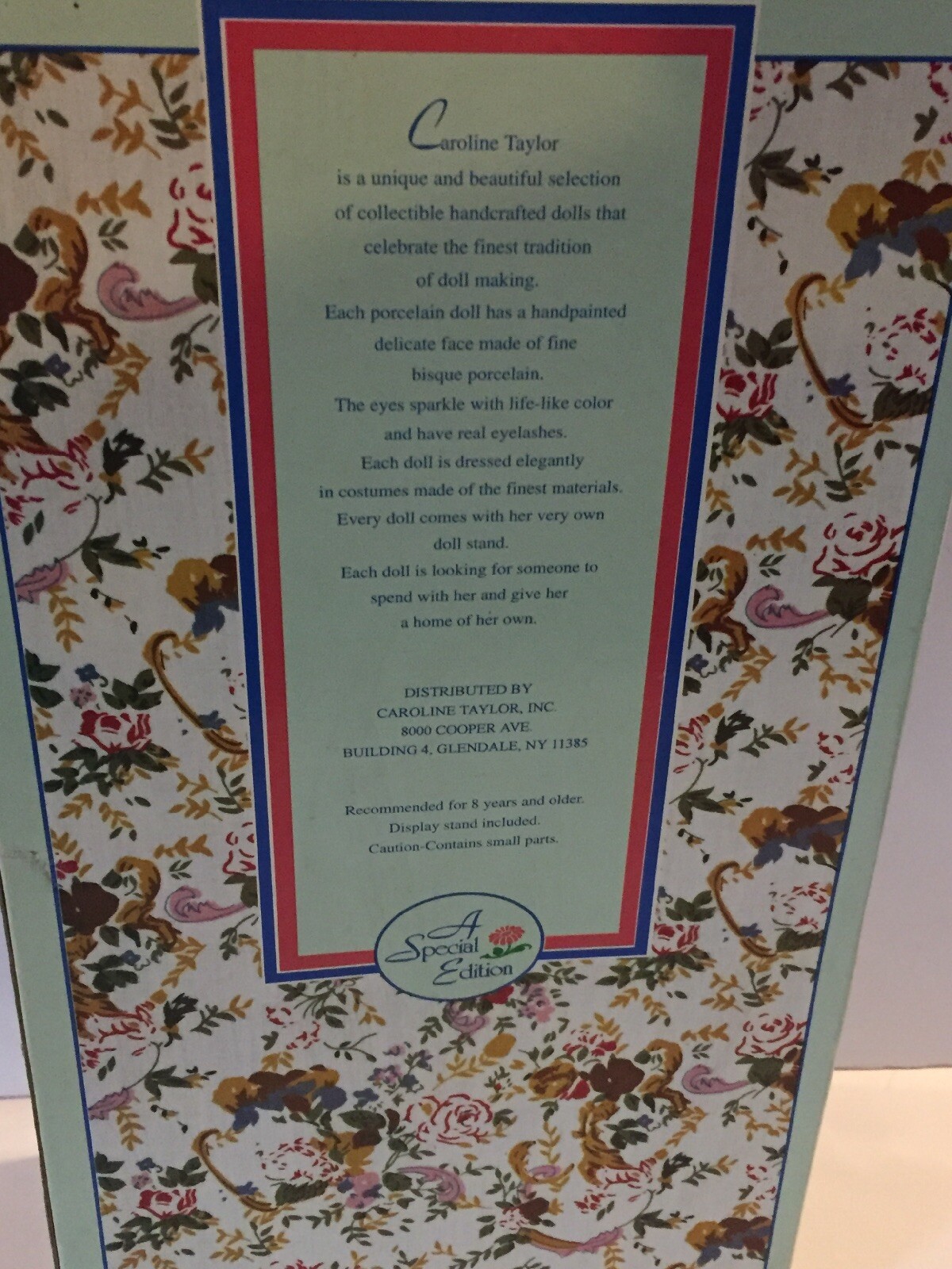 Caroline Taylor Collection Porcelain Doll eBay