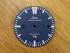 ORIGINAL SINN T2 B EZM15 Einsatzzeitmesser Zifferblatt Dial blau blue EZM 15