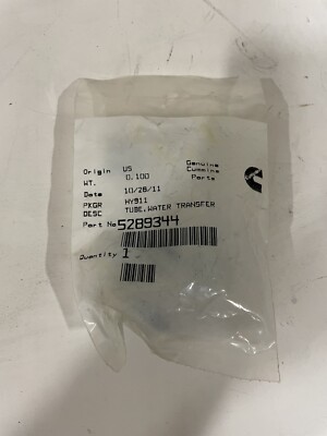 New Cummins Onan TUBE,WATER TRANSFER 5289344 | eBay