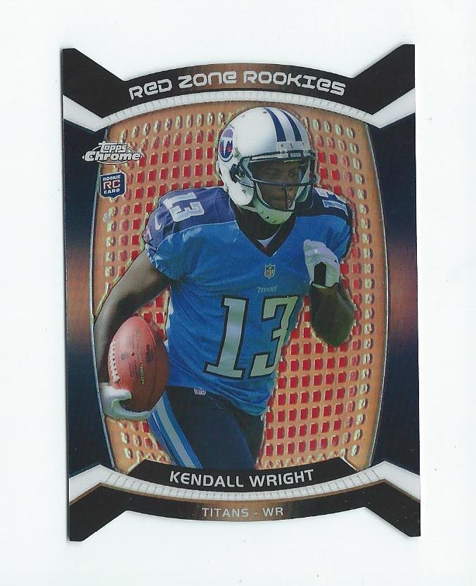 2012 Topps Chrome Football Red Zone Rookie Refractor Singles - You Choose