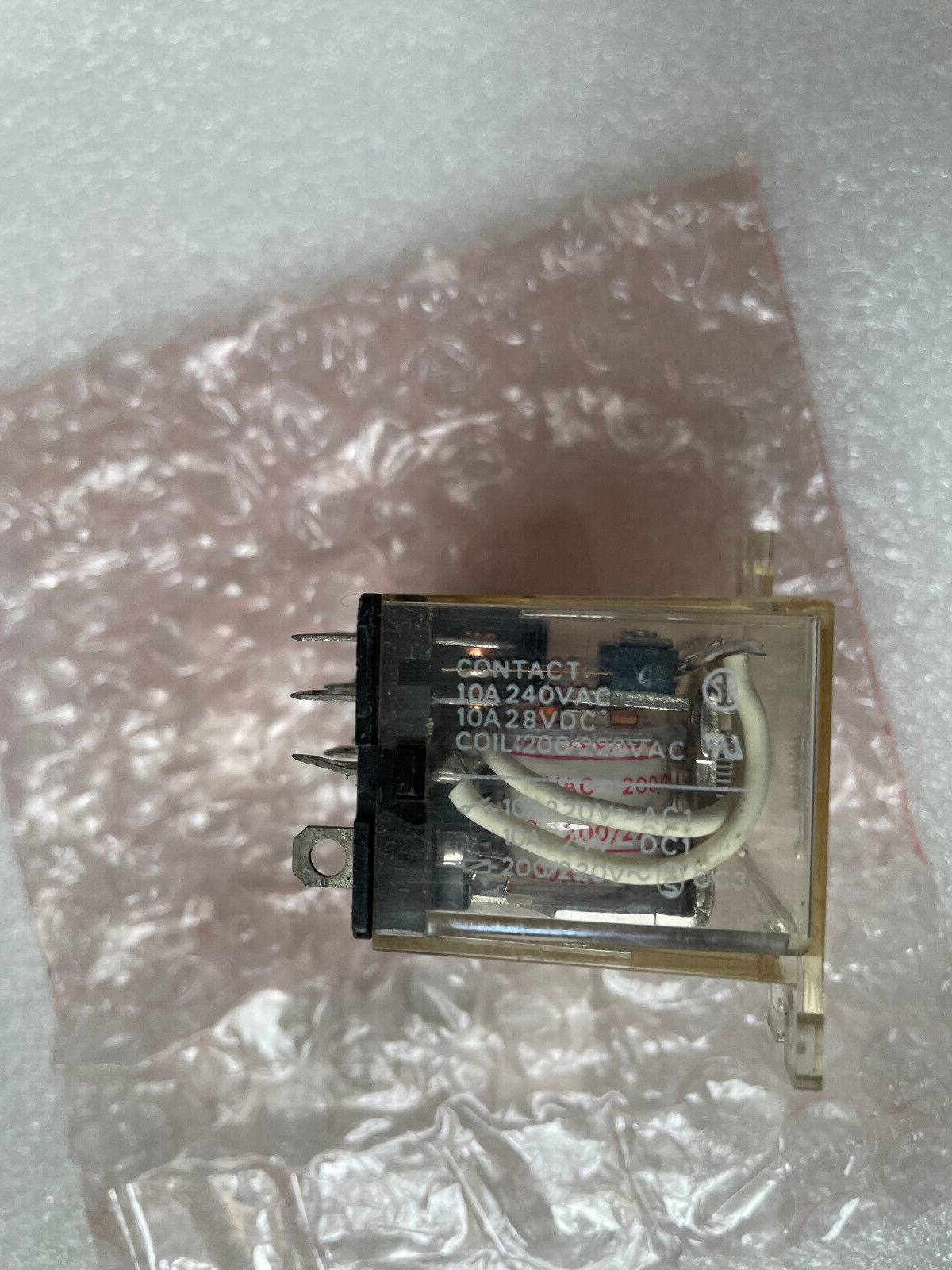 OMRON LY4F Relais Electromagnétique 4 Contacts AC200/220V pour Installation en Boîtier
