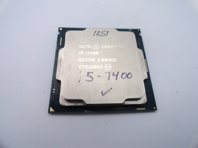 Intel Core i5-7400 4 Cores 4 Threads 3GHz LGA1151 CPU | eBay