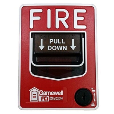 Gamewell FCI MS-7ASF Pull Station Manual MS-7 Single Action No-Code Lexan Addrs