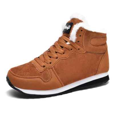 Winter Men's Ankle Boots Keep Warm Plush Snow Boots Outdoor Non-slip Sneakers
