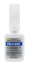 Zap PT22 Adhesives Poly Zap 1/2 oz Glue