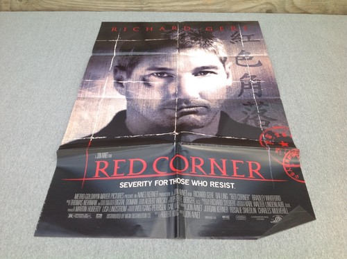 1997 Red Corner Original Movie House Full Sheet Poster
