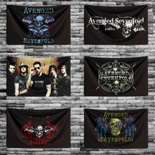 Avenged Sevenfold heavy metal band Flag Banner Tapestry Hanging Wall Art 3x5Ft