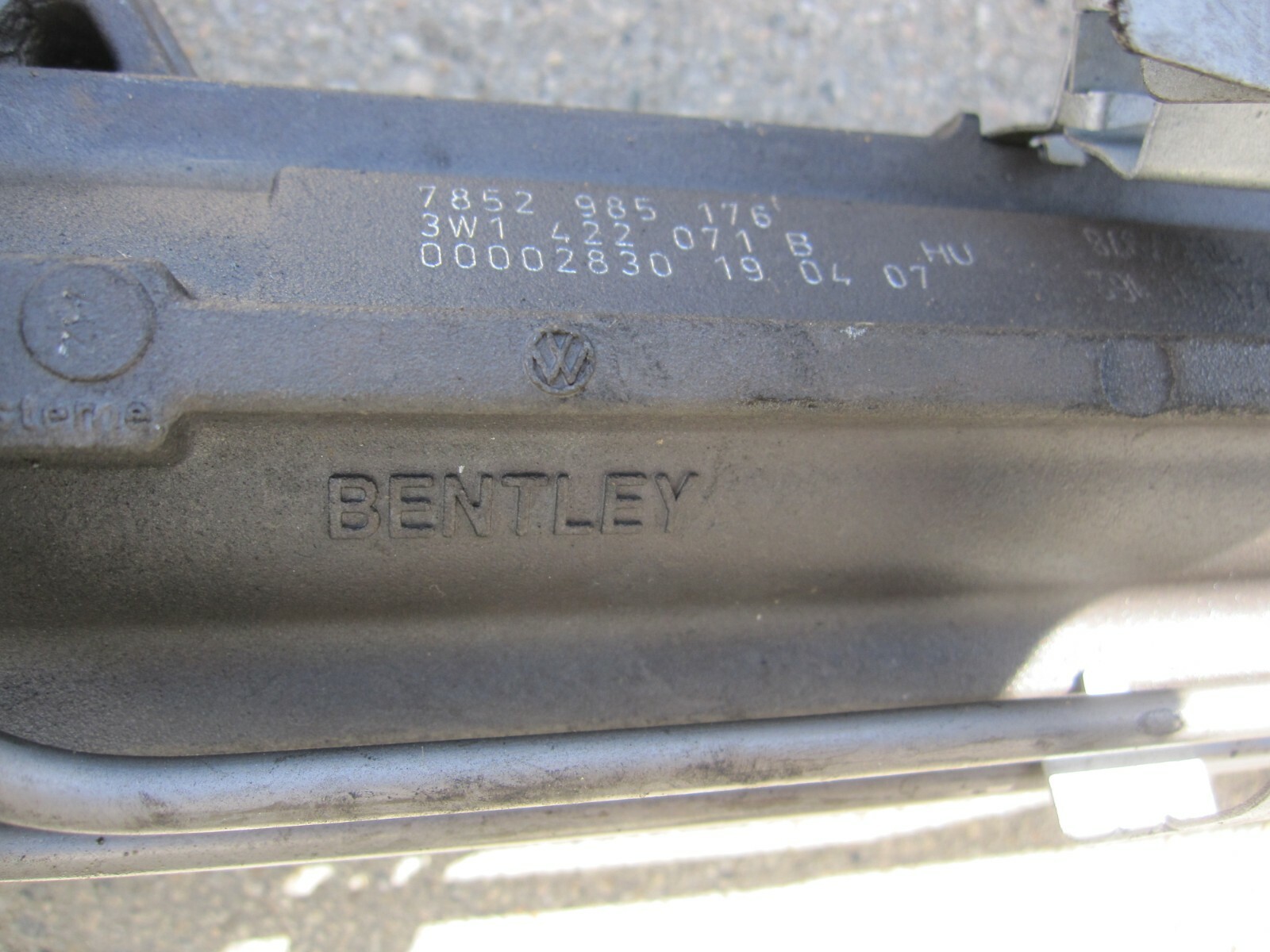 Steering GT, GTC, Gear Rack & Pinion 3W1422071B Bentley Continental 2003-10