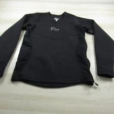 Kutting Weight Shirt Womens Extra Large Black Neoprene Zip Top Sauna