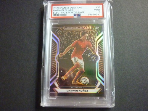 Darwin Nunez [Red Flood] #36 2020 Panini Obsidian card