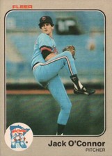 1983 Fleer Baseball #621 - Jack O'Connor - Minnesota Twins  83-1252