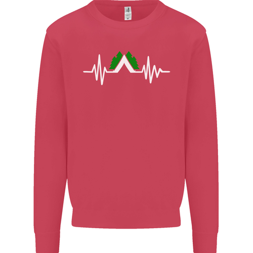 Pulse Camping Camper Campamento Festival Ecg Hombre Jersey Sudadera - Imagen 92 de 100