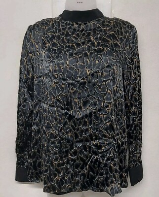 M\u0026S Per Una Ladies Tunic Blouse Top Size 14 NEW WITH TAGS Black Multi Long  Slit | eBay UK