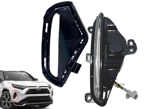 New Fits 2021-2024 Toyota Rav4 Prime XSE Right Front Bumper Daytime Light Cover