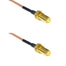 RG316 SMA Female Long to SMA Female Long RF Cable Rapid-SHIP LOT