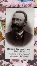 Blessed Bartolo Longo + Prayer (2" x 3 1/2") Heavy Paperstock Holy Card